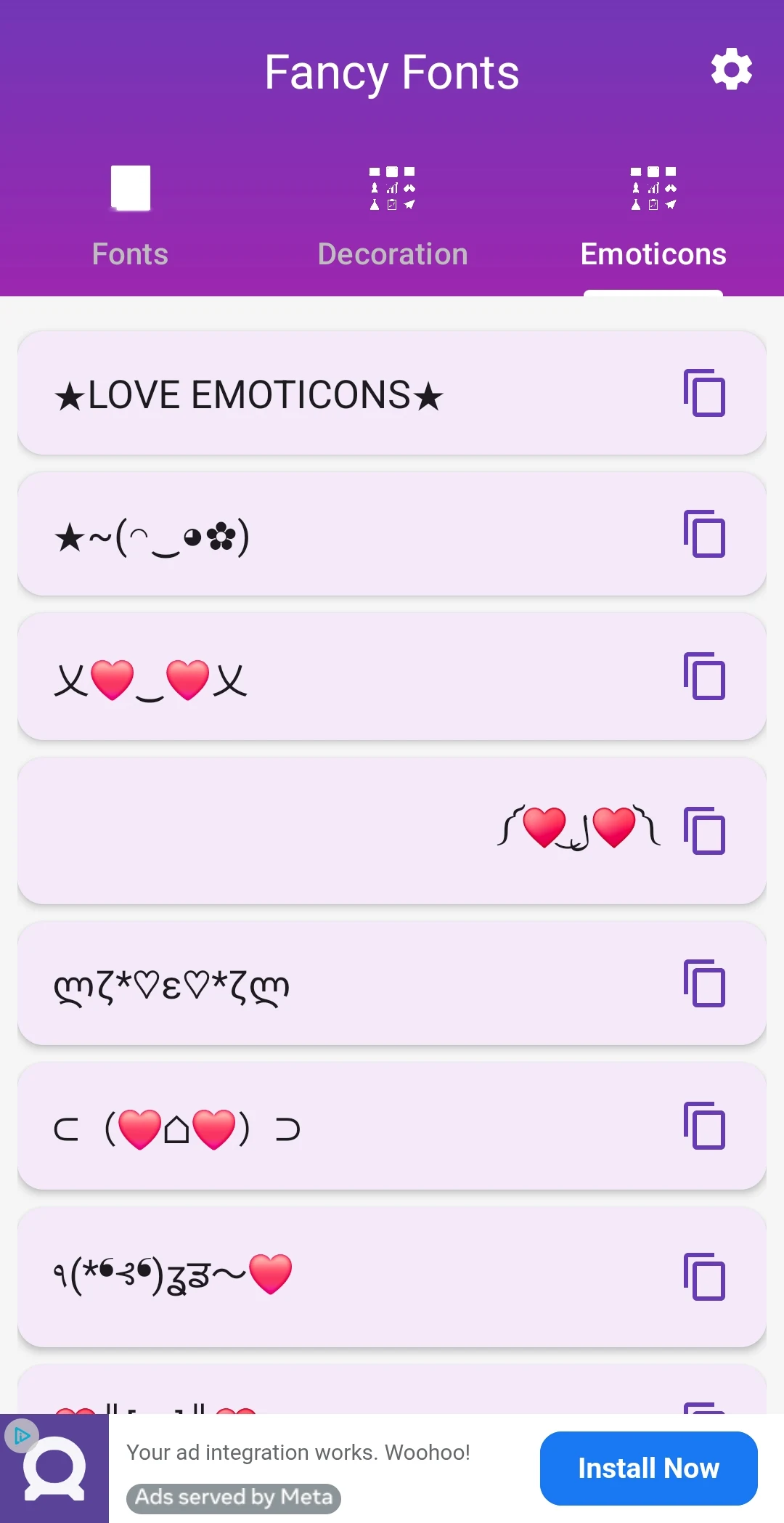 Stylish Text & Reverse Text screenshot